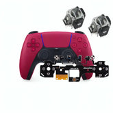 Used DualSense Cosmic Red Controller with Mouse Click Mod and Hall Effect Analog Sticks