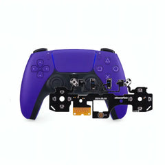 Used DualSense Galactic Purple Controller with Mouse Click Triggers and Buttons Mod