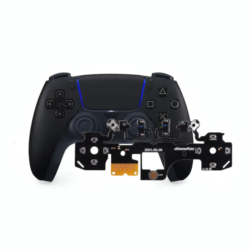 DualSense Midnight Black controller with mouse click triggers and buttons