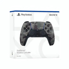 PS5 DualSense Wireless Controller in Gray Camouflage