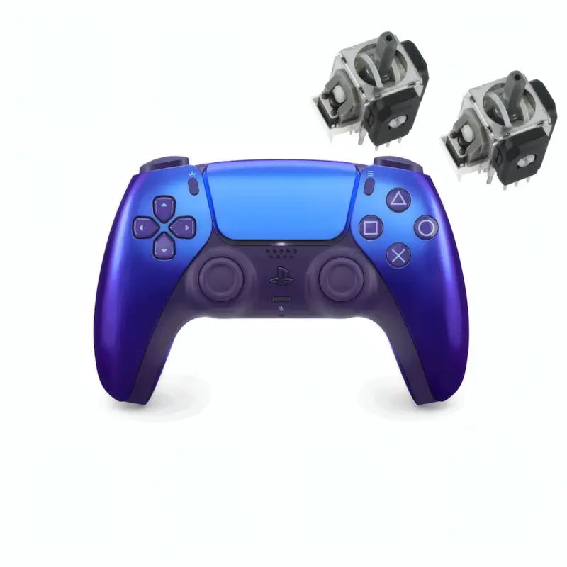 Used DualSense Chroma Indigo Controller with Hall-Effect magnetic sticks