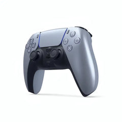 DualSense Sterling Silver controller with mouse click triggers and buttons