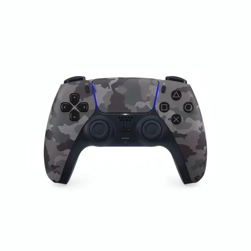 PS5 DualSense Wireless Controller in Gray Camouflage